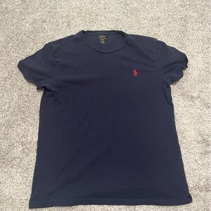 Polo by Ralph Lauren Blue and Red Short Sleeve Tee
